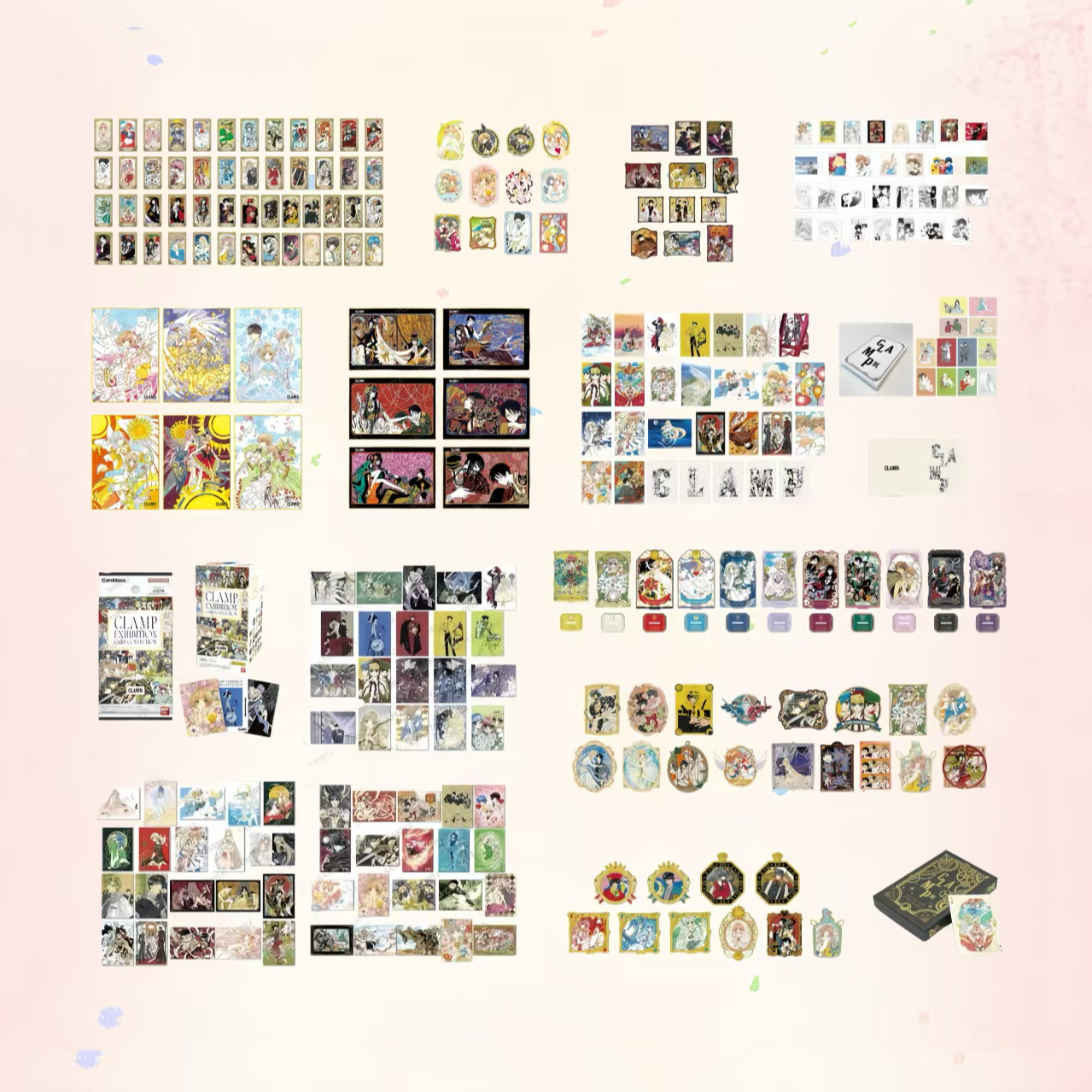 【Clamp原画展】魔法少女樱 Clamp展周边盲盒（日谷国现，直播代拆）