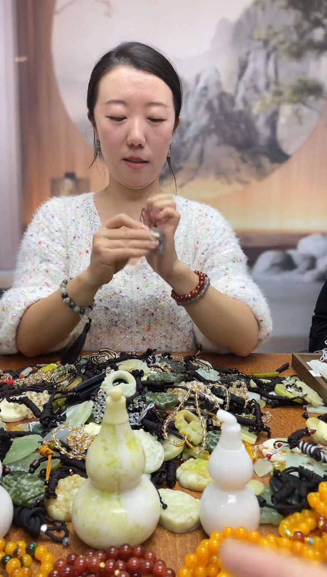 未镶嵌岫玉吊坠·