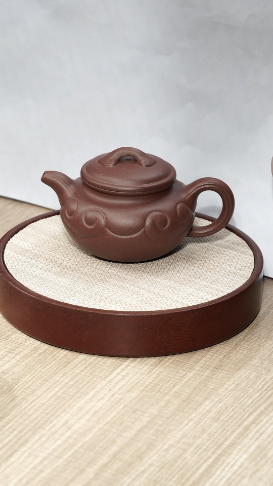 【闪购商品】底槽青茶壶如意仿古壶188CC容量