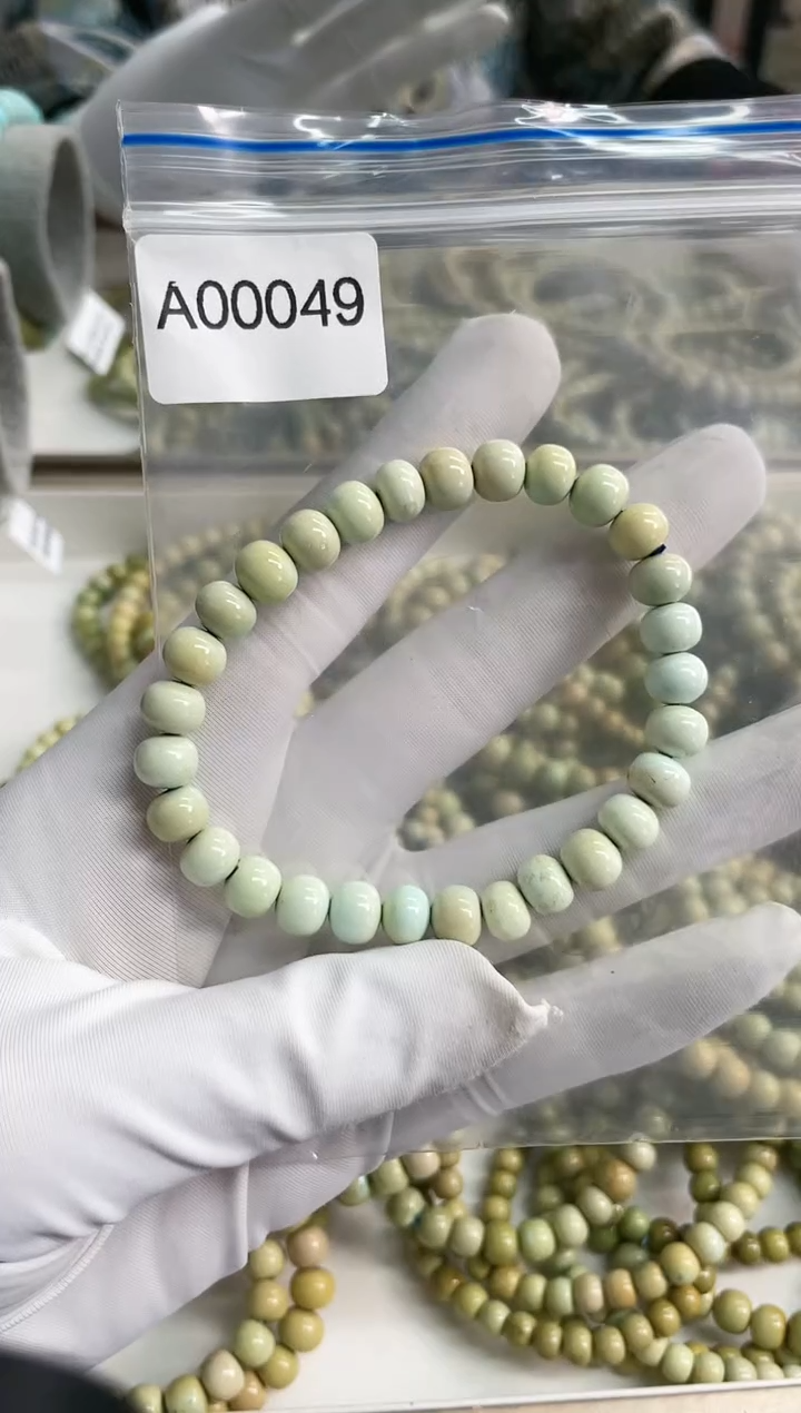 【闪购商品】绿松石珠宝奇石未镶嵌7mm+