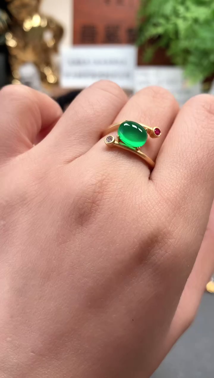 【闪购商品】玛瑙/玉髓戒指合金戒指