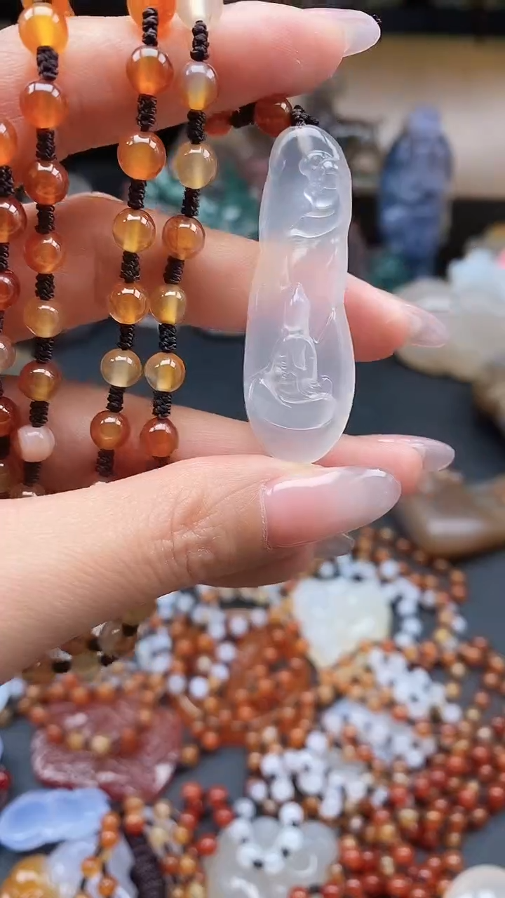 【闪购商品】玛瑙/玉髓颈饰未镶嵌dd