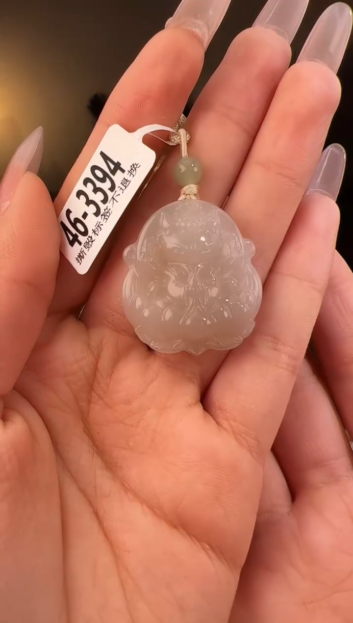 【闪购商品】和田玉颈饰未镶嵌九尾狐带包容3394