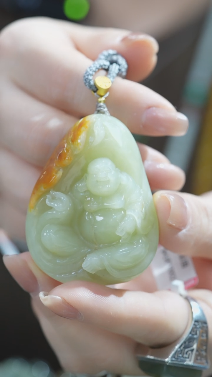 【闪购商品】和田玉吊坠未镶嵌佛