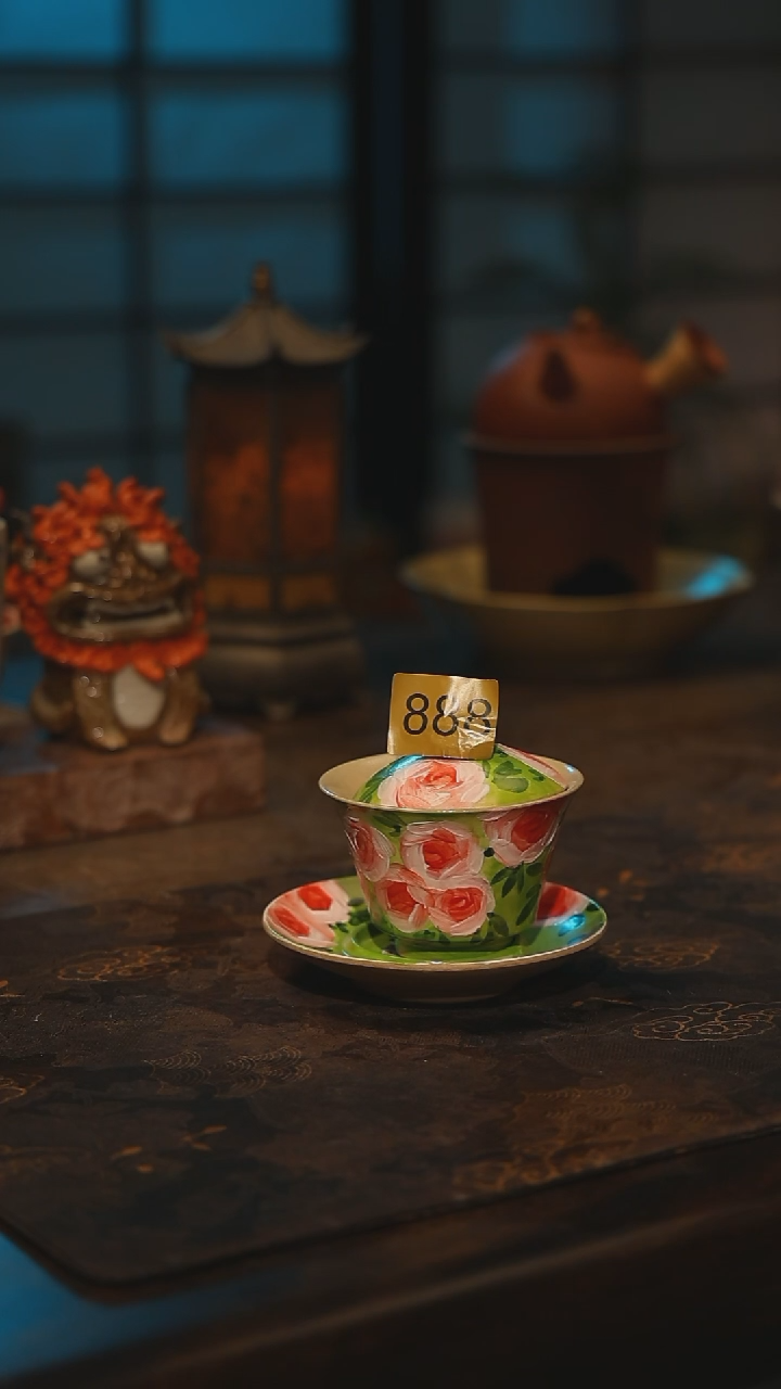 陶瓷888景德镇高温釉下彩手工手绘款式