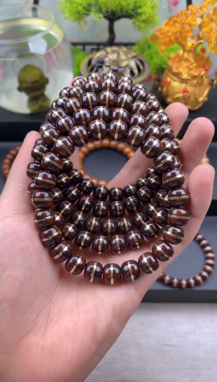 紫金鼠手串紫金鼠一线天二代9号