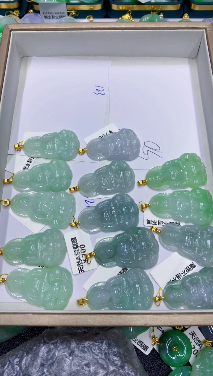 翡翠未镶嵌颈饰1111111111多样性发其一