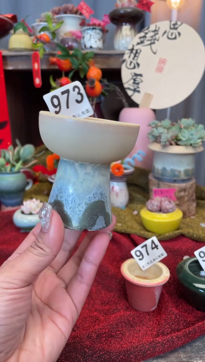 【闪购商品】摆件973福利知木小芳花盆编号