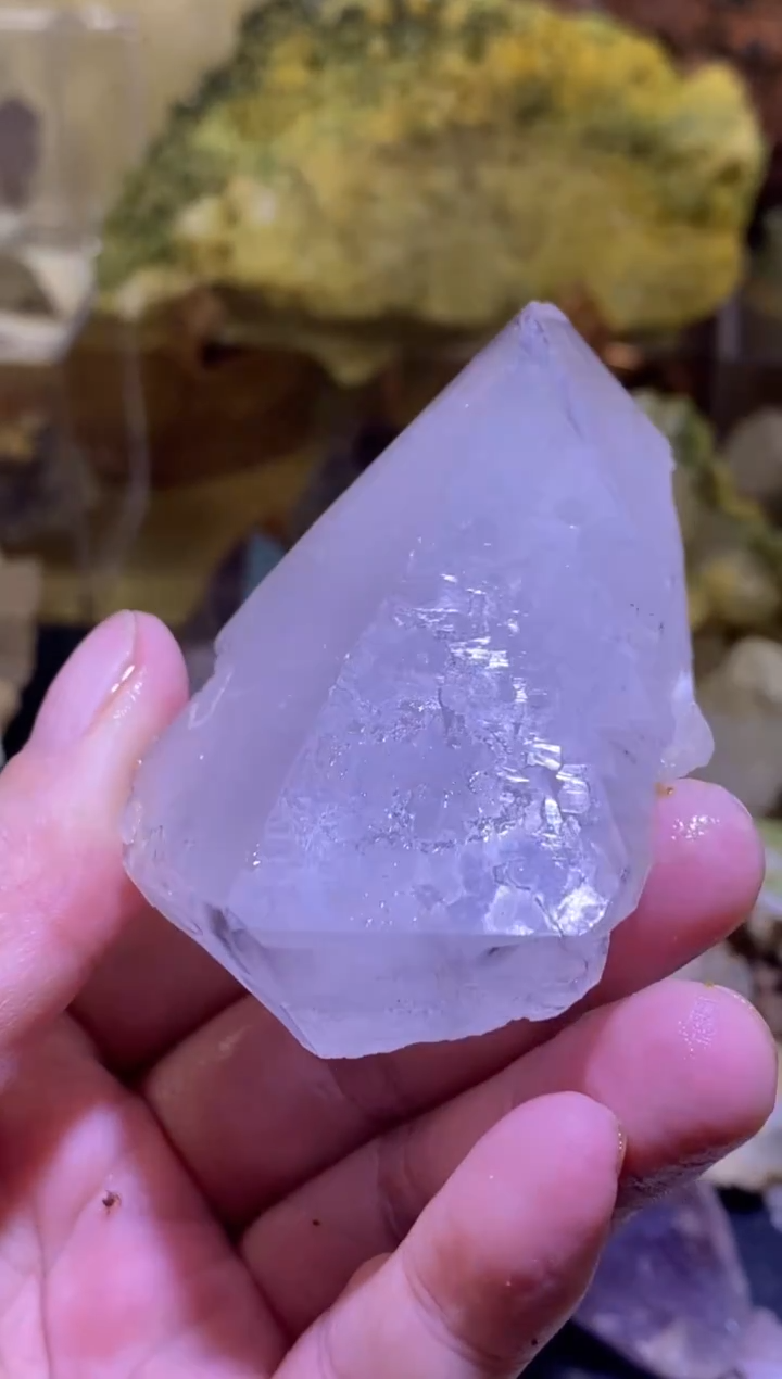 未镶嵌珠宝半成品水晶93号110g四川超七花园水晶