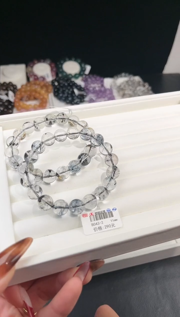 【闪购商品】水晶手链未镶嵌多样性发一闪灵11mm