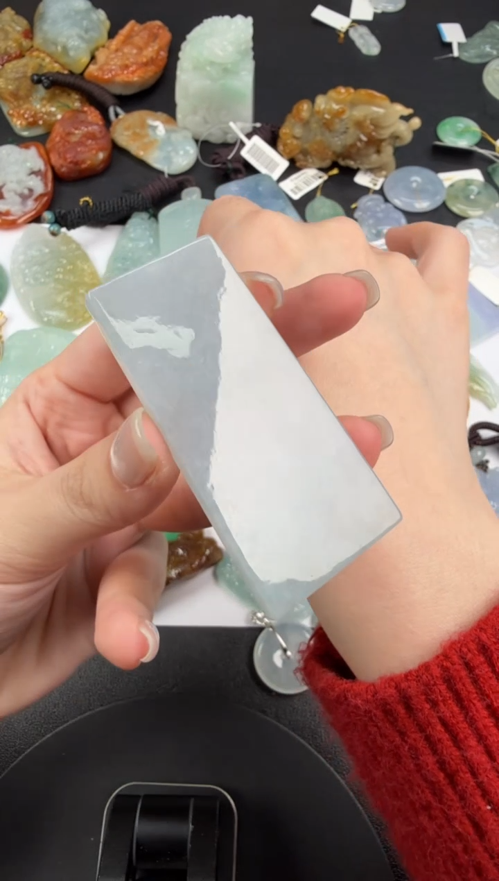 吊坠(不含链)未镶嵌翡翠204-翡翠饰品无事牌