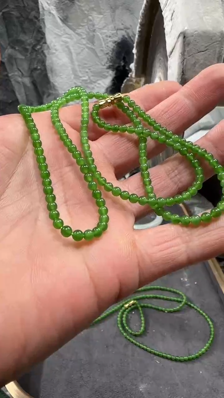 颈饰未镶嵌和田玉项链4