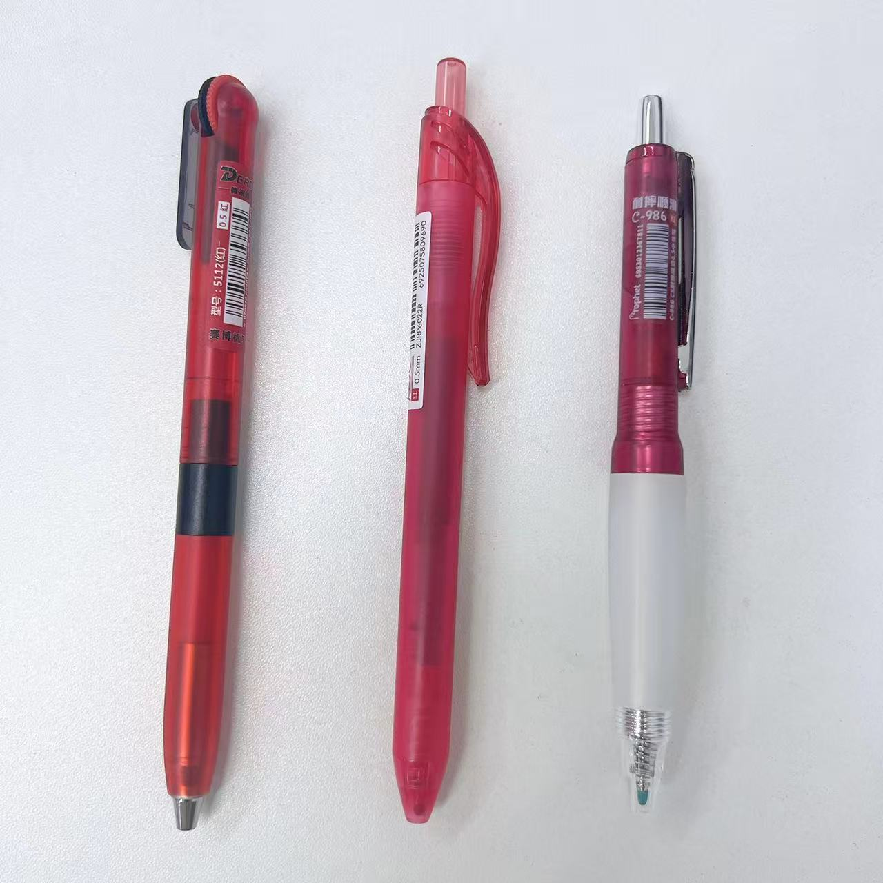 【红墨-3支】C07红兜兜+齿轮+纸巾墨池,掉封蜡不售后