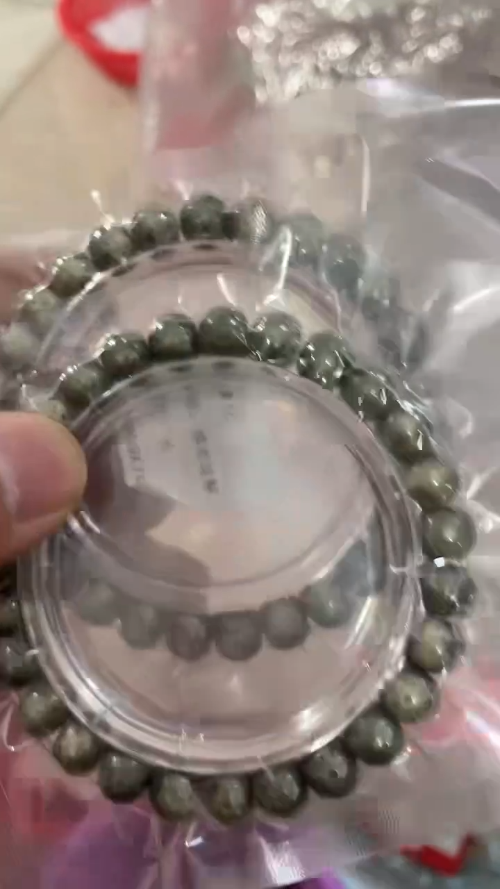 星月菩提手串海南星月菩提《Y38》9X7苹果单圈