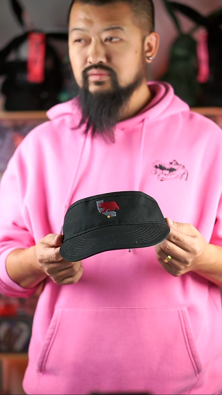 圈T 无顶帽子 黑色