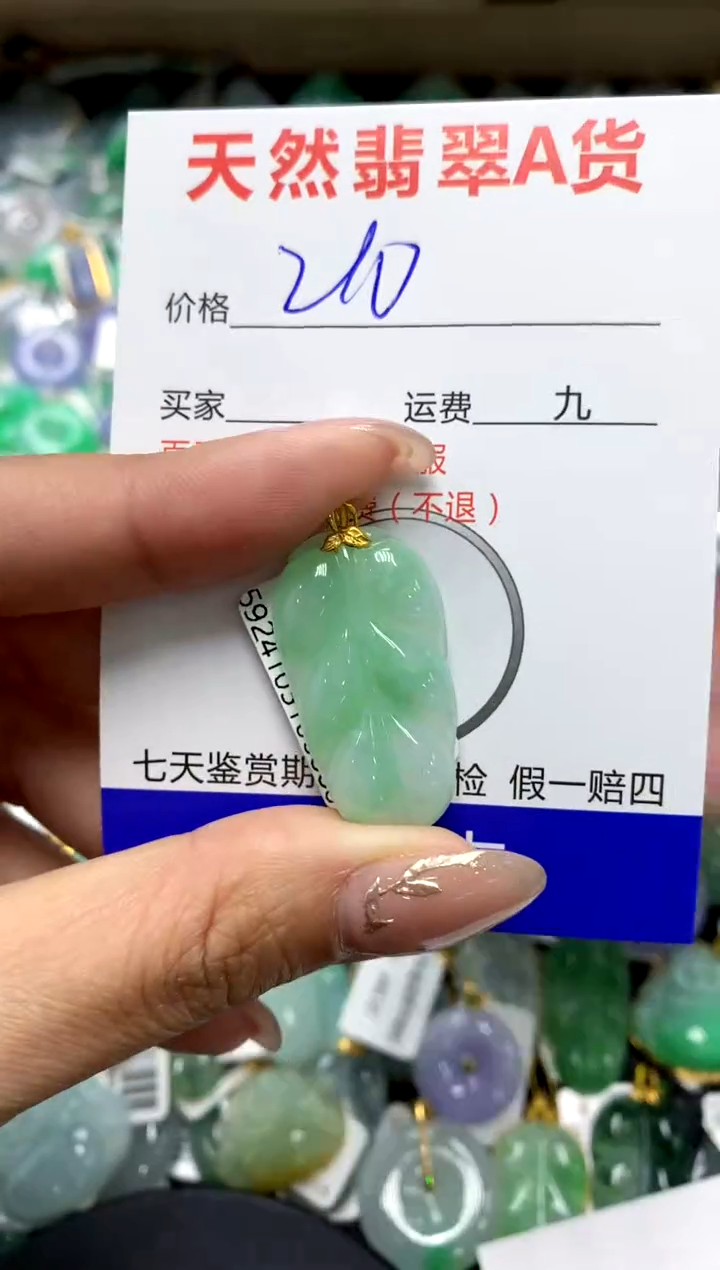 【闪购商品】翡翠颈饰18K金镶嵌111111111