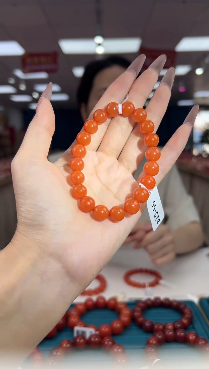 南红玛瑙手串未镶嵌5.24-9（多样式）