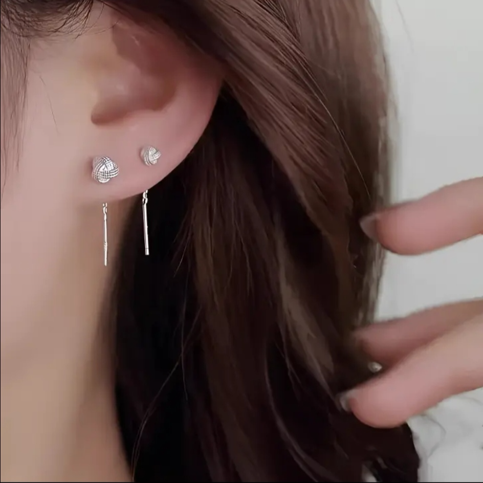 【如意结耳线】简约大气浪漫高级新中式长款耳线耳钉