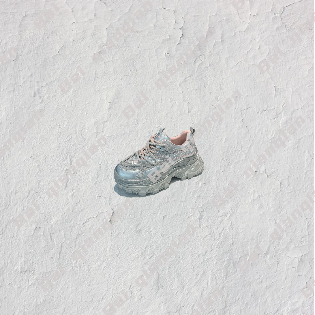 2551 皮网拼接厚底运动轻便老爹鞋 潮流新款百搭休闲运动鞋