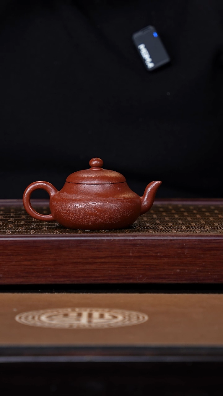 【闪购商品】紫砂茶壶羊角山朱泥