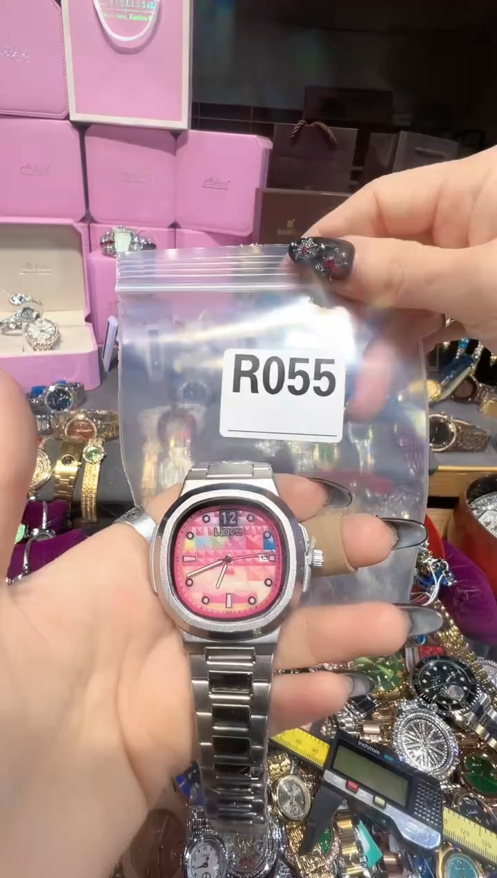 石英机芯不锈钢不锈钢直播定闪专用