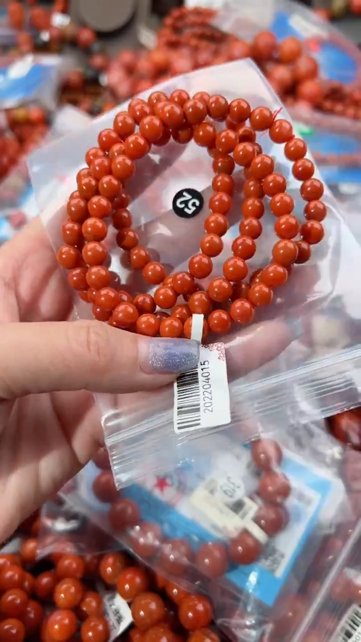 【闪购商品】南红玛瑙手串未镶嵌7+