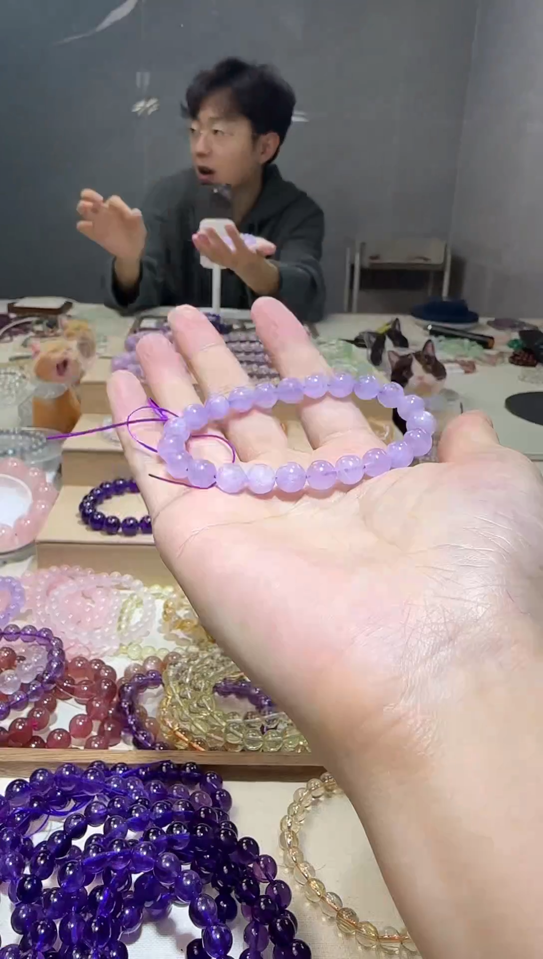 【闪购商品】水晶手链未镶嵌梦幻熏衣草紫水晶8