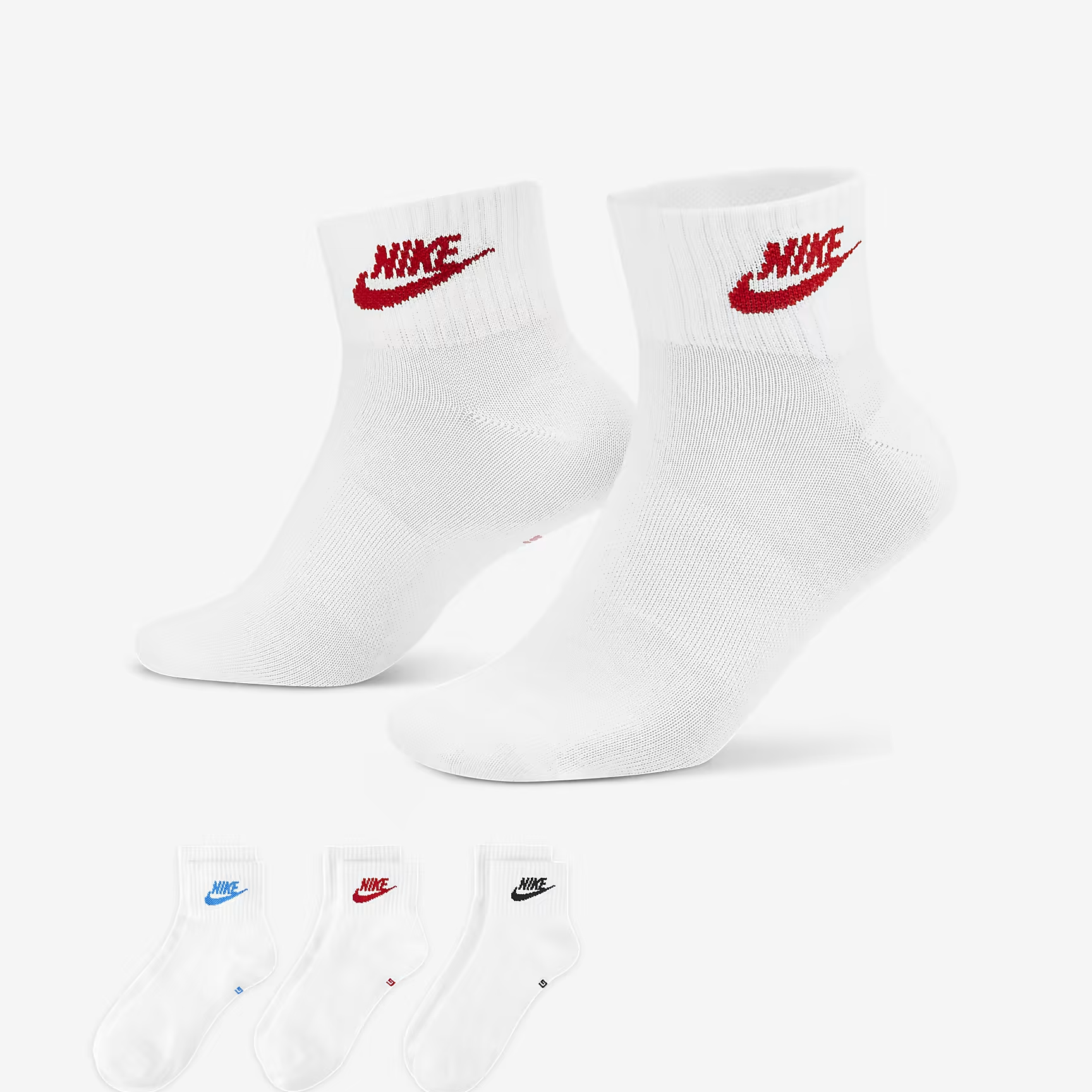 Nike  耐克运动短袜（3 双）Everyday Essential轻盈百搭DX5074-911