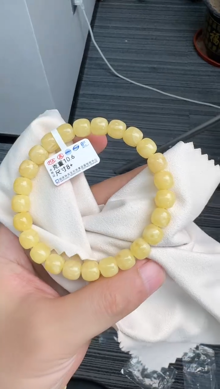 未镶嵌蜜蜡手串蜜蜡手串
