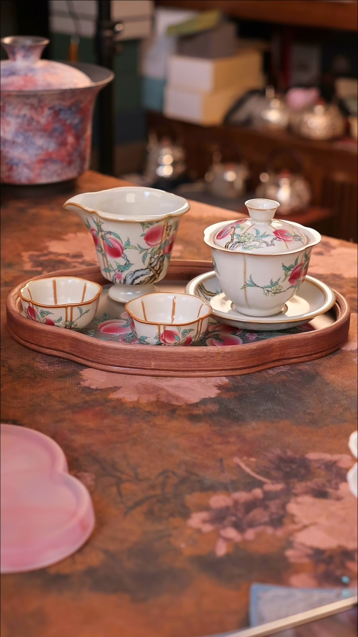 【闪购商品】陶瓷茶具（无礼盒无茶盘）@@A8764