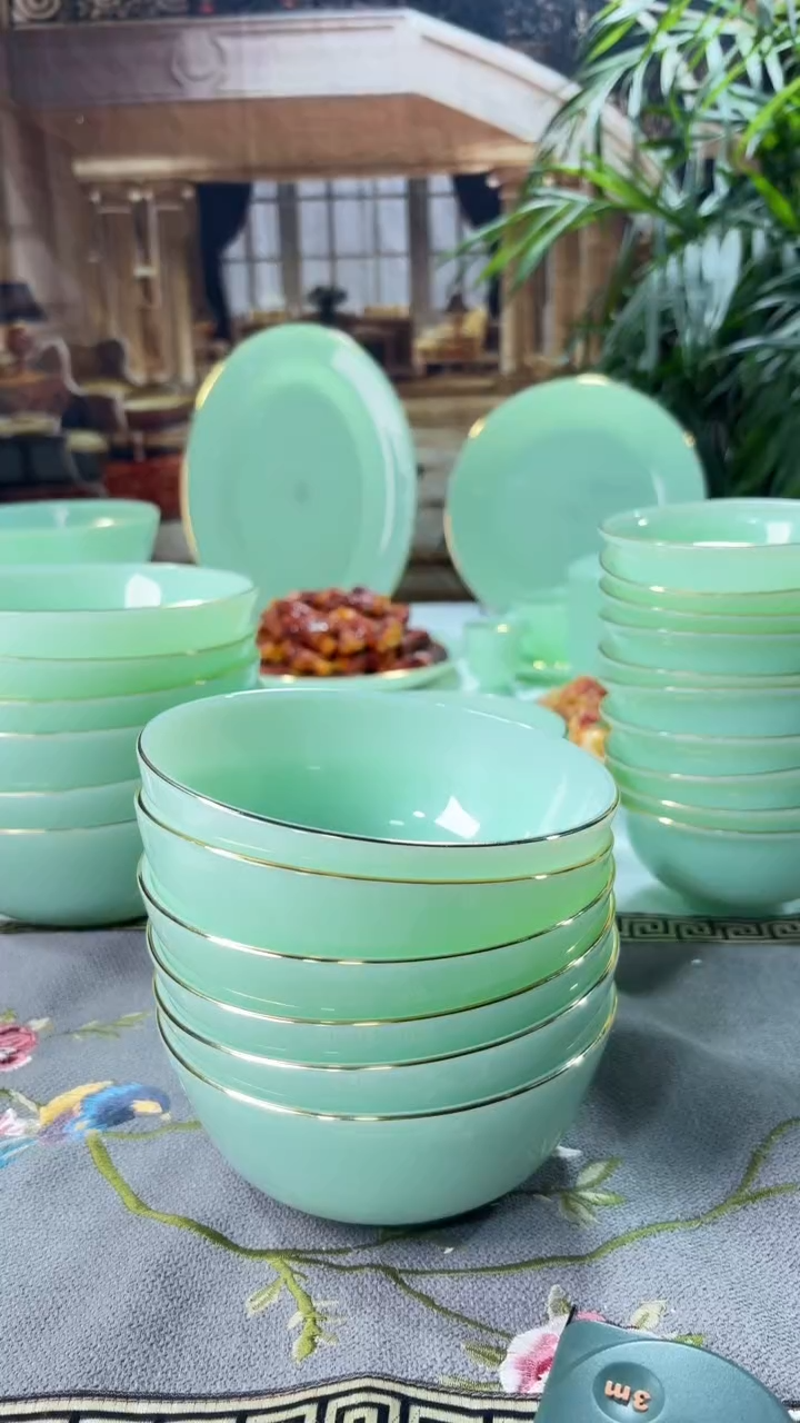 【闪购商品】...5.5英寸玉瓷碗6个口径13.8厘米