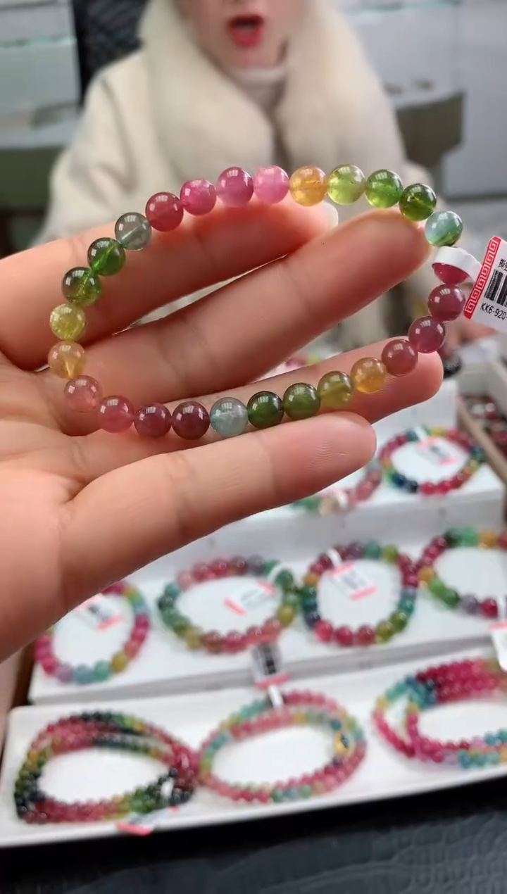 【闪购商品】碧玺手链未镶嵌多样性发一条