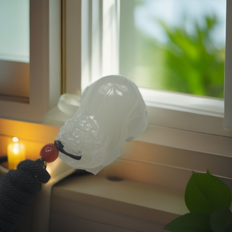 【蓝氏集团专属】新疆白玉貔貅 带中国结编绳