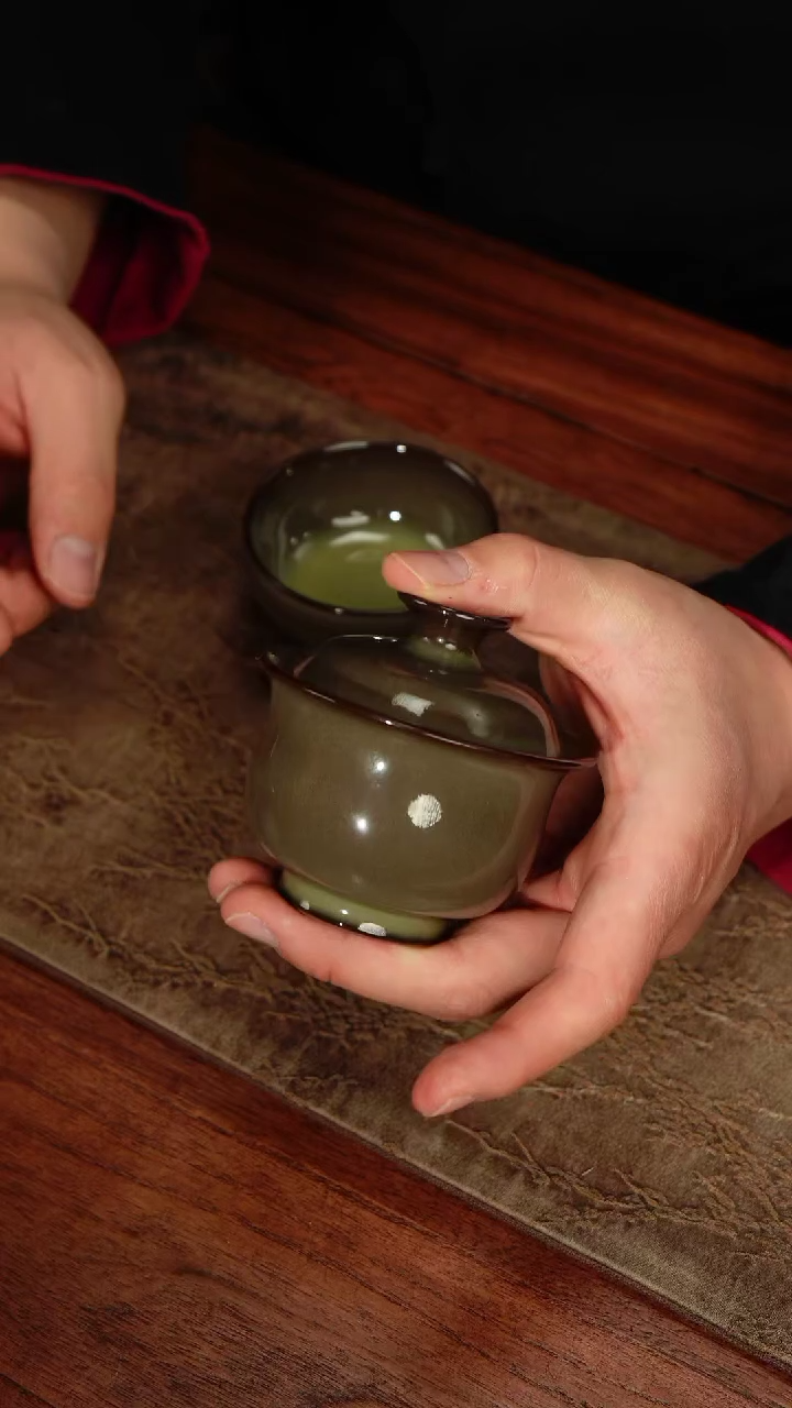 【闪购商品】【览古雅韵】周贝二才盖碗