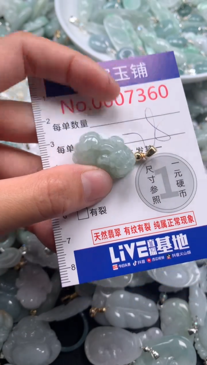 颈饰未镶嵌翡翠7360