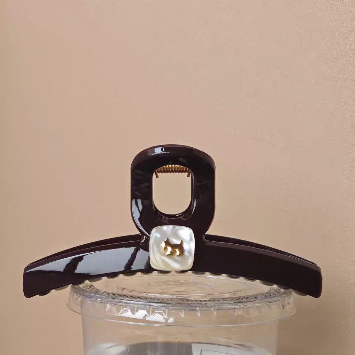 高级感时尚小狗简约百搭抓夹女时尚头饰发饰