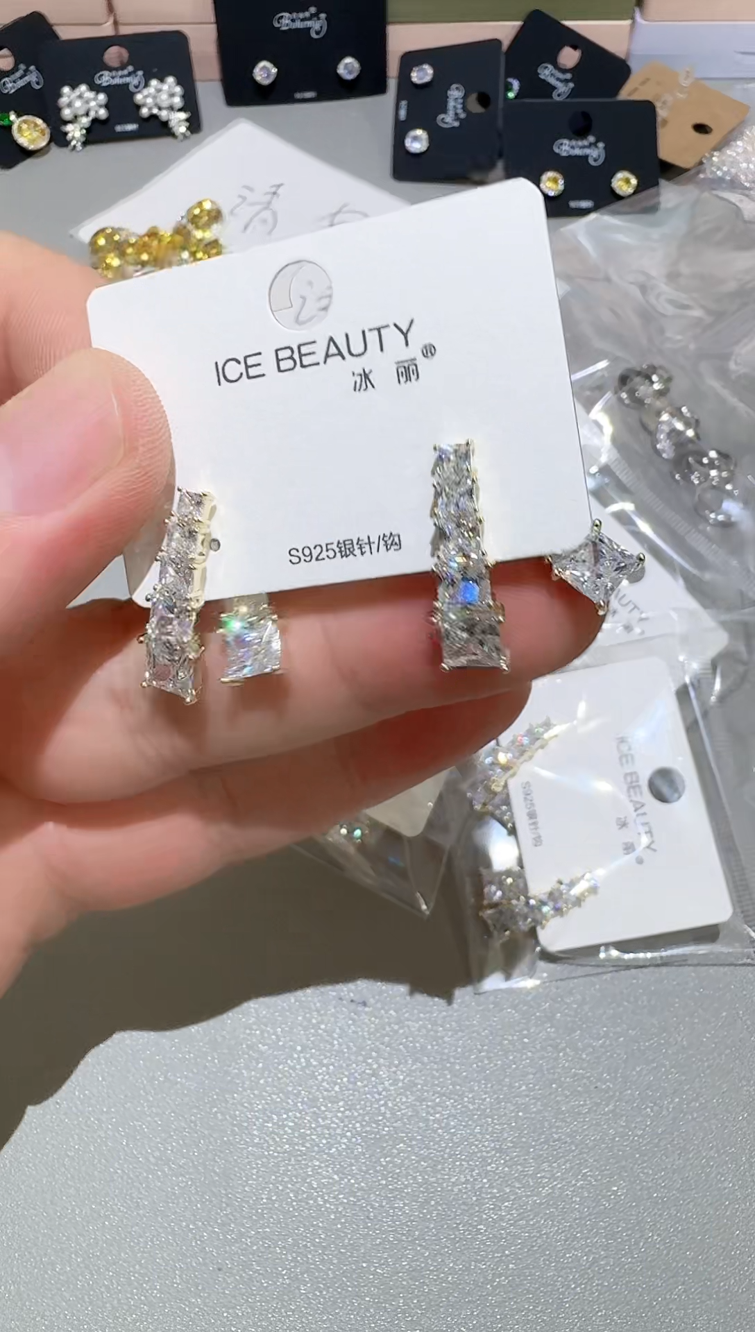 铜合金合成立方氧化锆925银B170