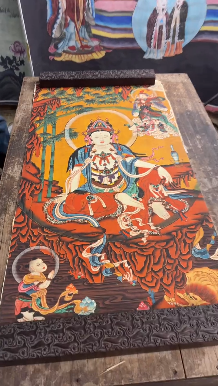 装裱画澄空梵像高端精选链接AA90