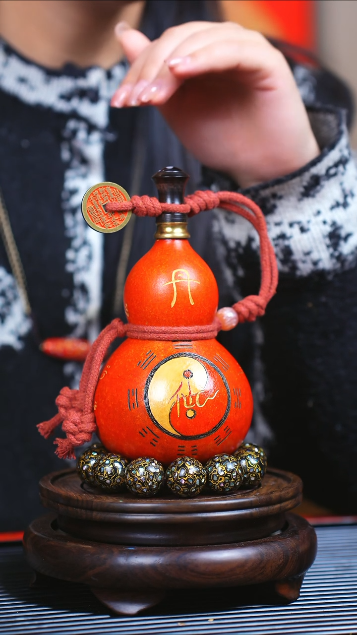 【闪购商品】JE044元宵节臻选大漆酒葫芦