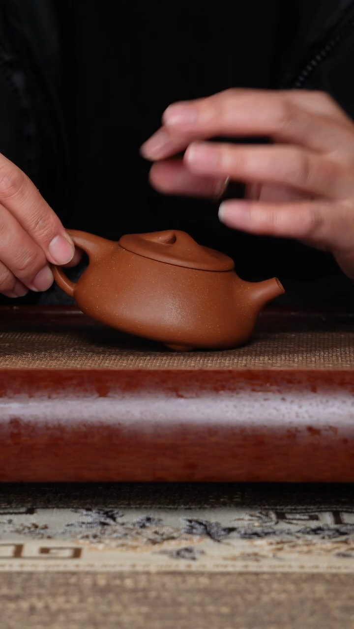 【闪购商品】紫砂茶壶微瑕满瓢降坡半手工