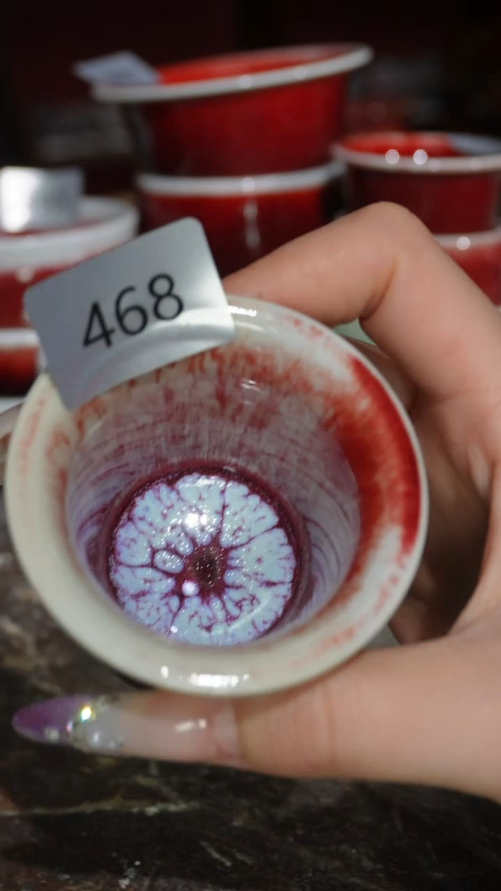 摆件陶精品窑变钧瓷茶器