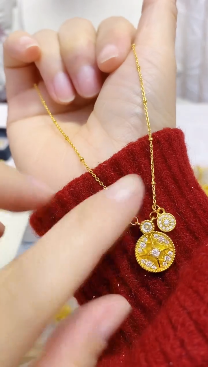 合金无086八芒星套链