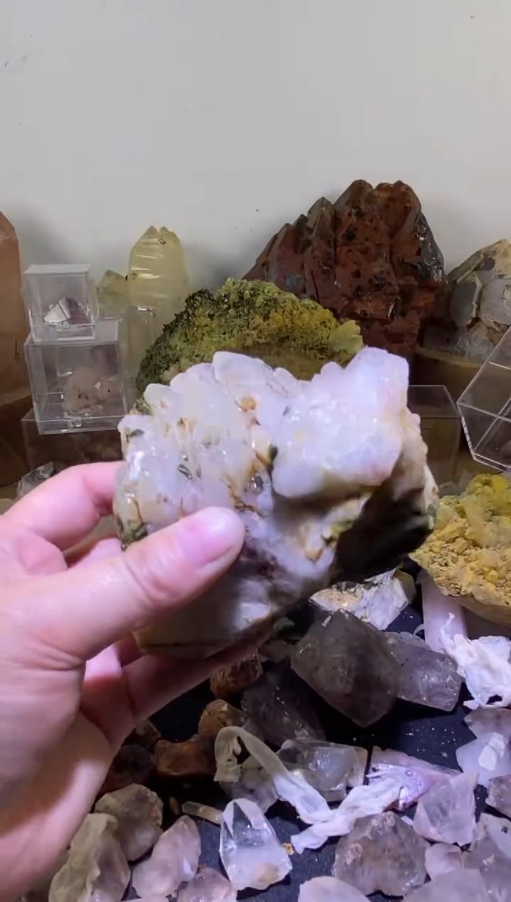未镶嵌珠宝半成品水晶86号590g四川超七花园水晶