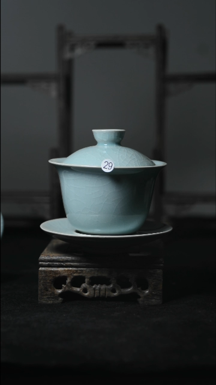 瓷29号全品盖碗清凉寺汝瓷