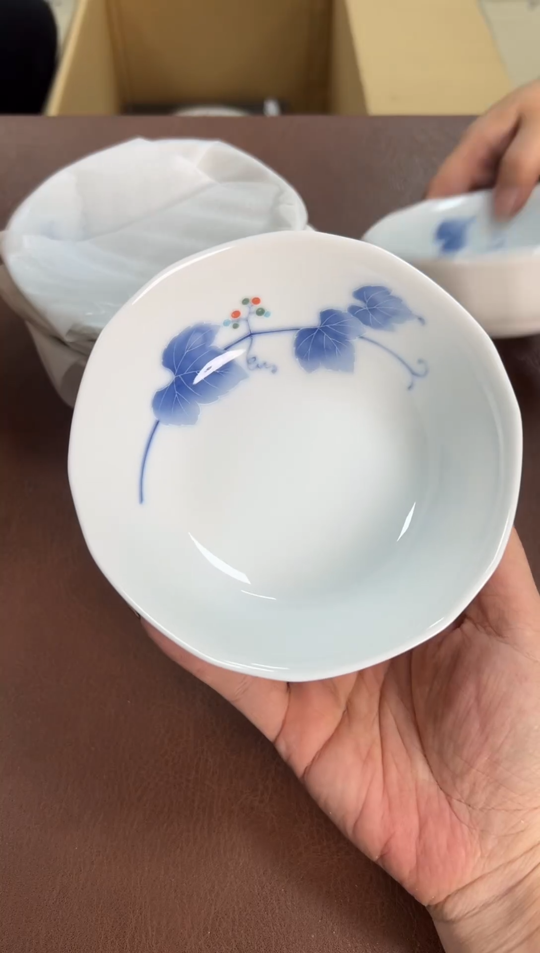 瓷片五只 原盒 瓷器瓷器瓷器瓷器