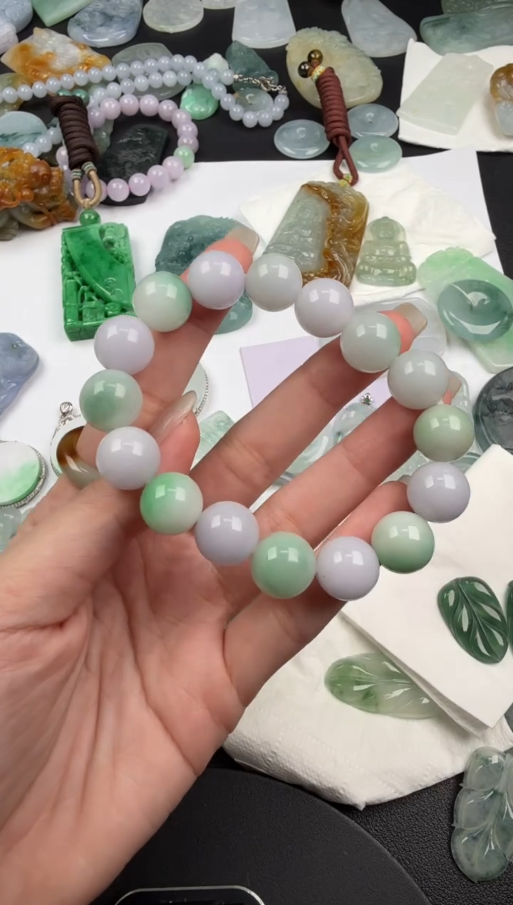 未镶嵌手串翡翠翡翠饰品-222