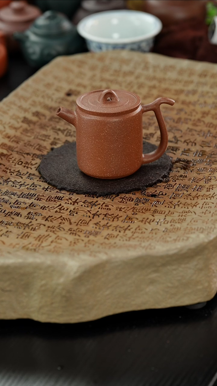 【闪购商品】紫砂茶壶五彩段高汉瓦光