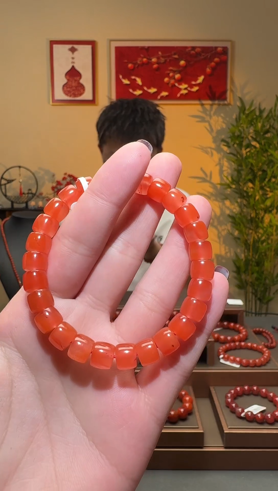【闪购商品】南红玛瑙手串未镶嵌一条约8mm 多样性发货