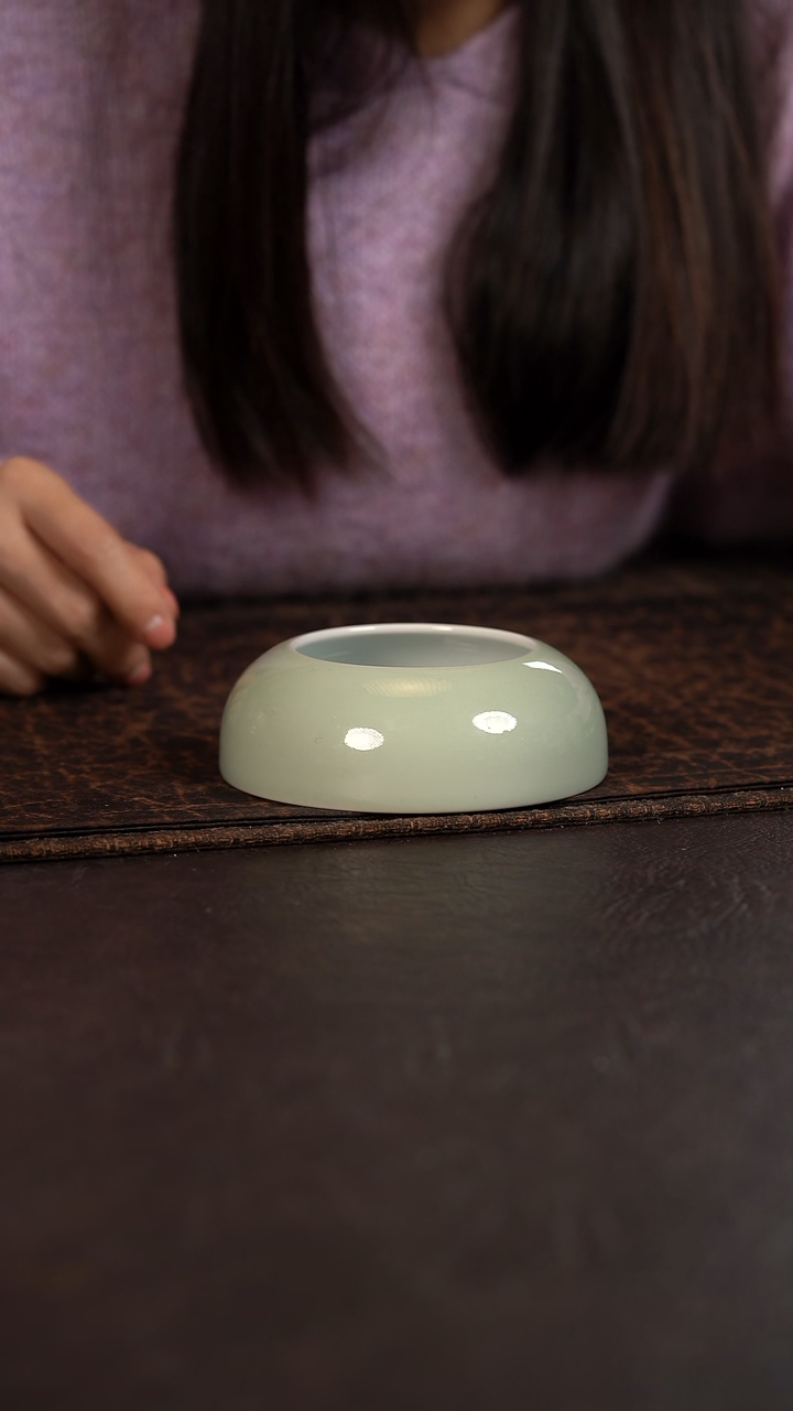 【闪购商品】杯云霞珍藏豆青马蹄水洗