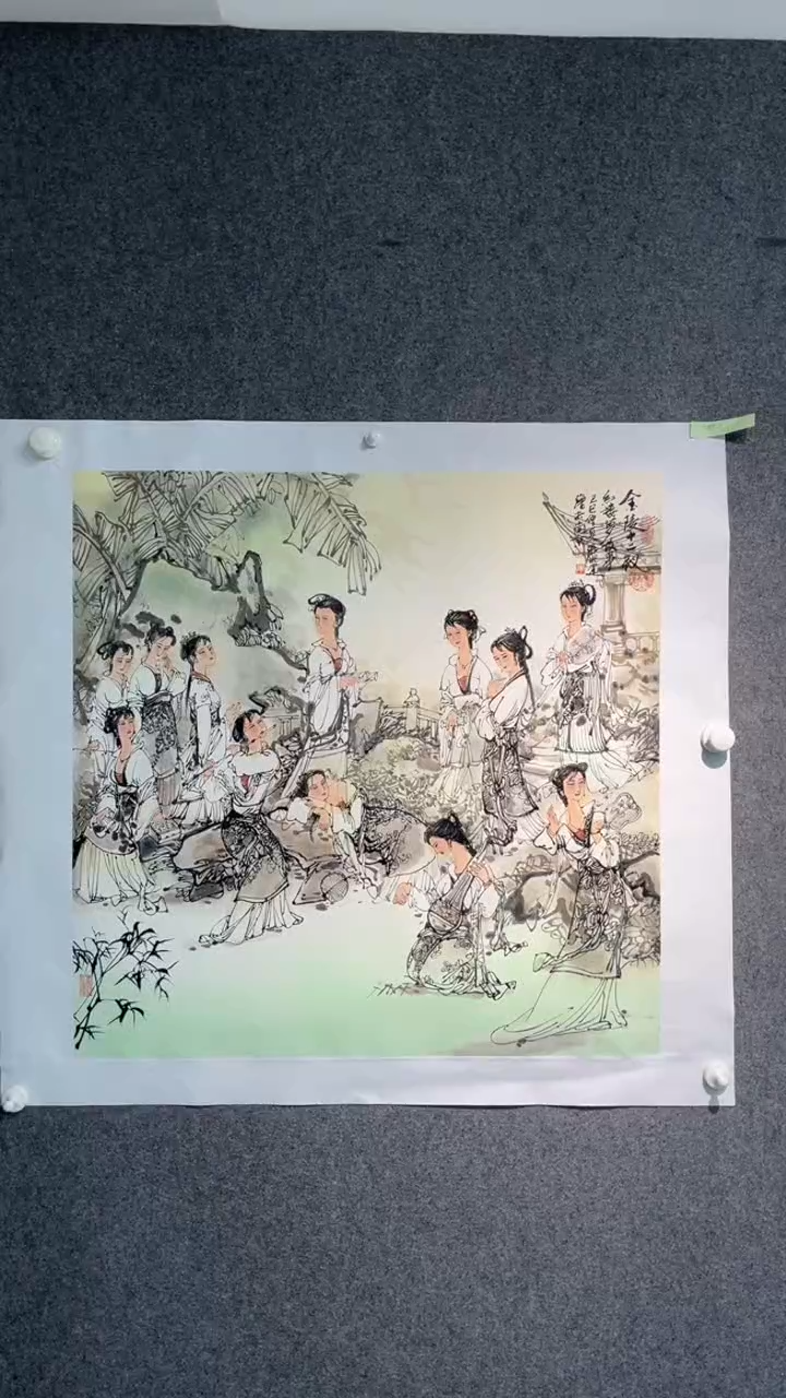国画张洪建老师70斗方